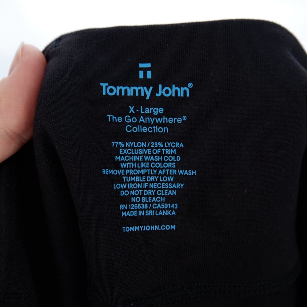 Tommy John Go Anywhere Black Leggings Women's Size XL - Picture 6 of 7
